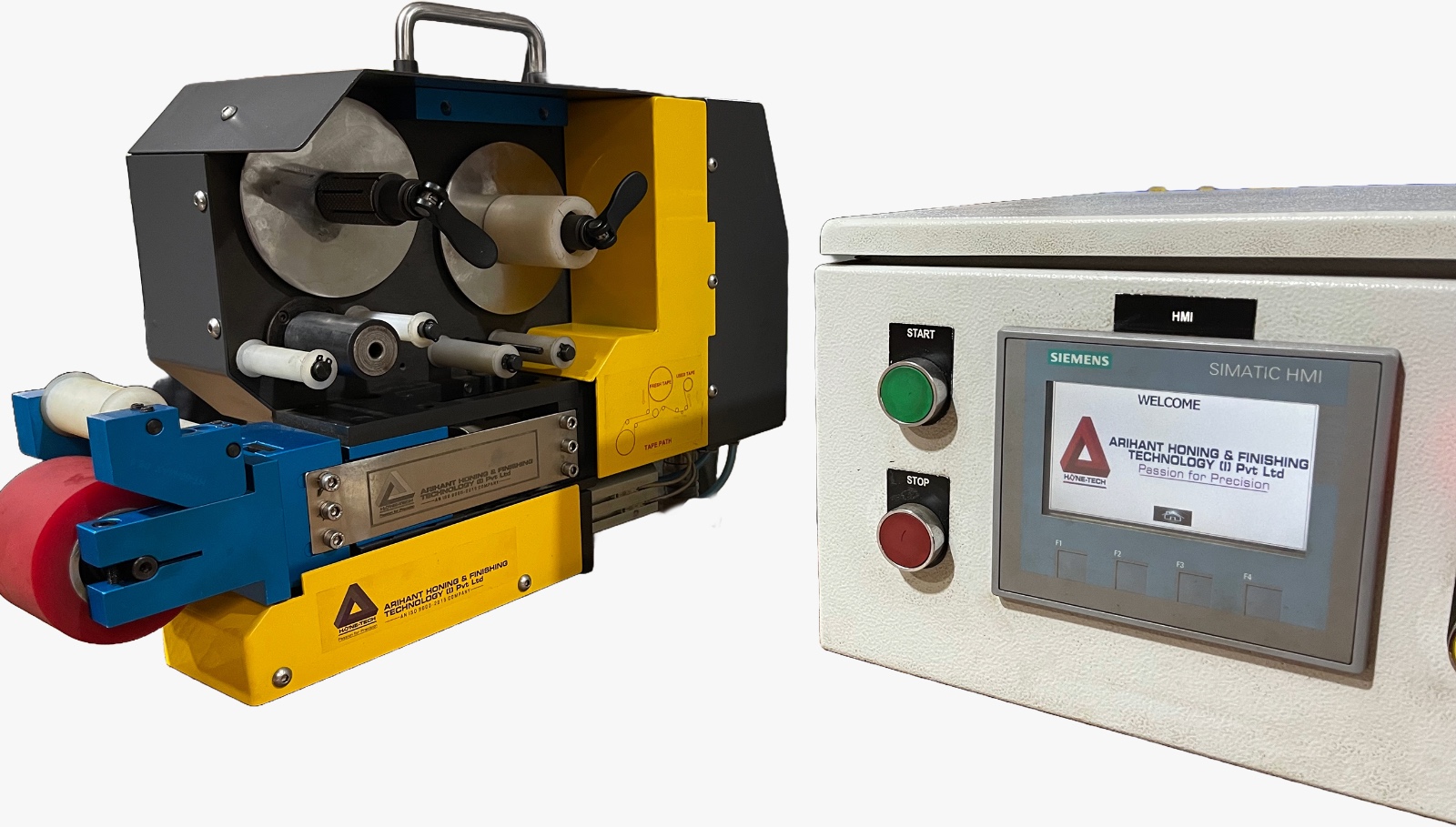 Arihant superfinishing attachment with HMI control